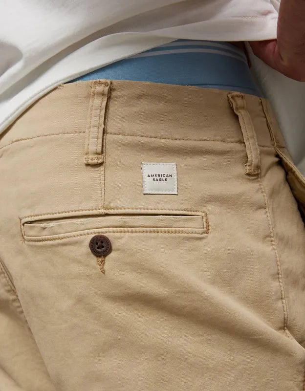 AE Flex Slim Lived-In Khaki Pant