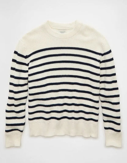 AE Striped Crewneck Sweater
