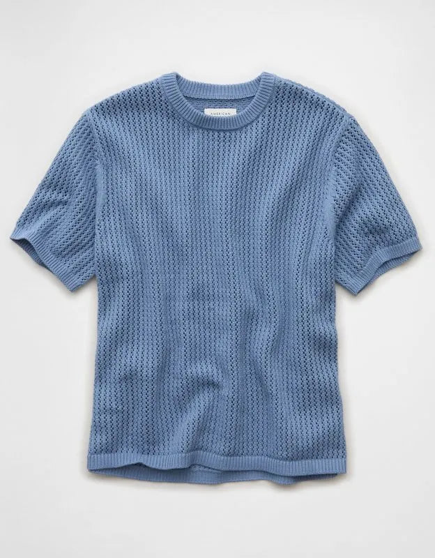 AE Open-Knit Sweater T-Shirt