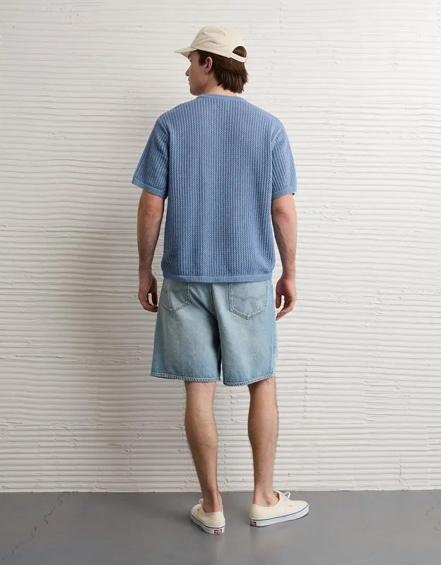 AE Open-Knit Sweater T-Shirt