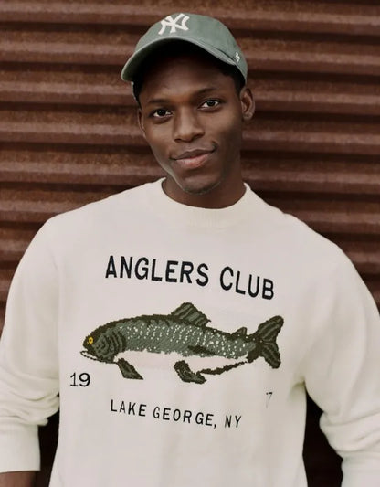 AE Trout Graphic Crew Neck Sweater
