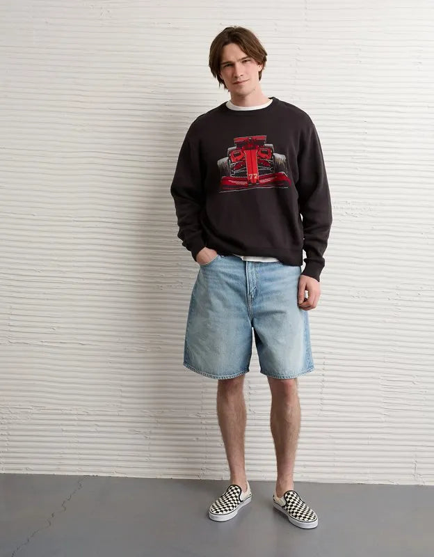 AE Racing Graphic Crew Neck Sweater