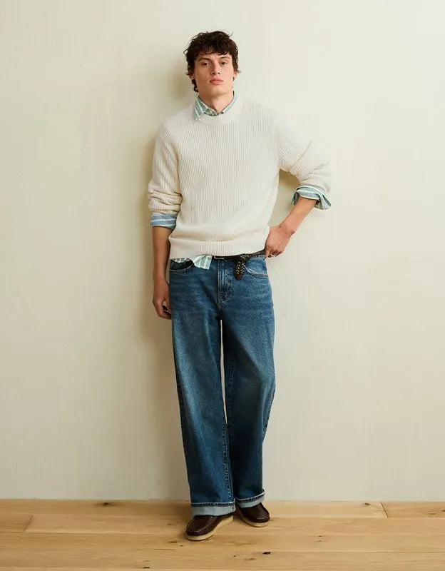 AE Fisherman Crew Neck Sweater