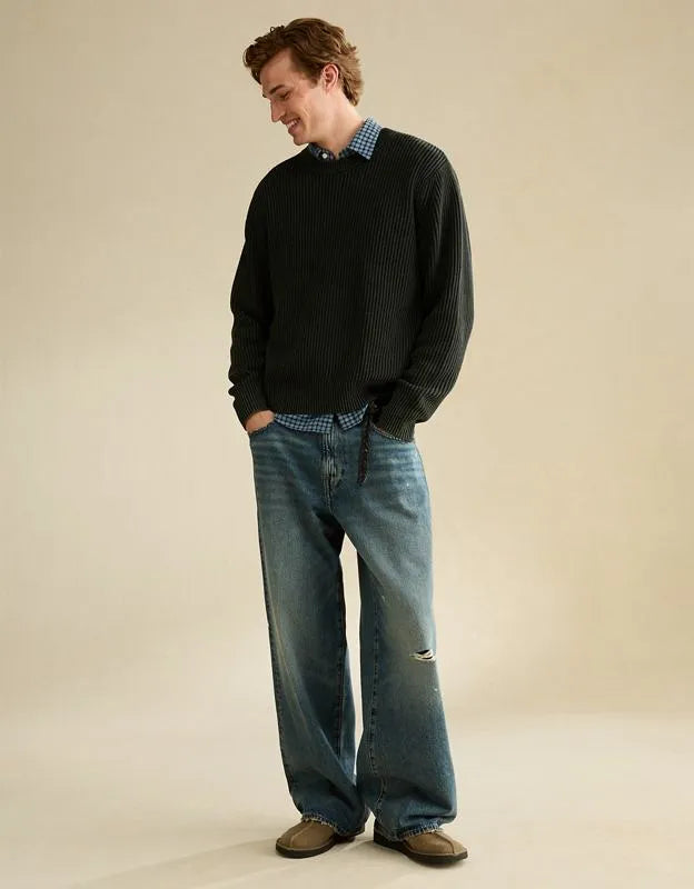 AE Fisherman Crew Neck Sweater