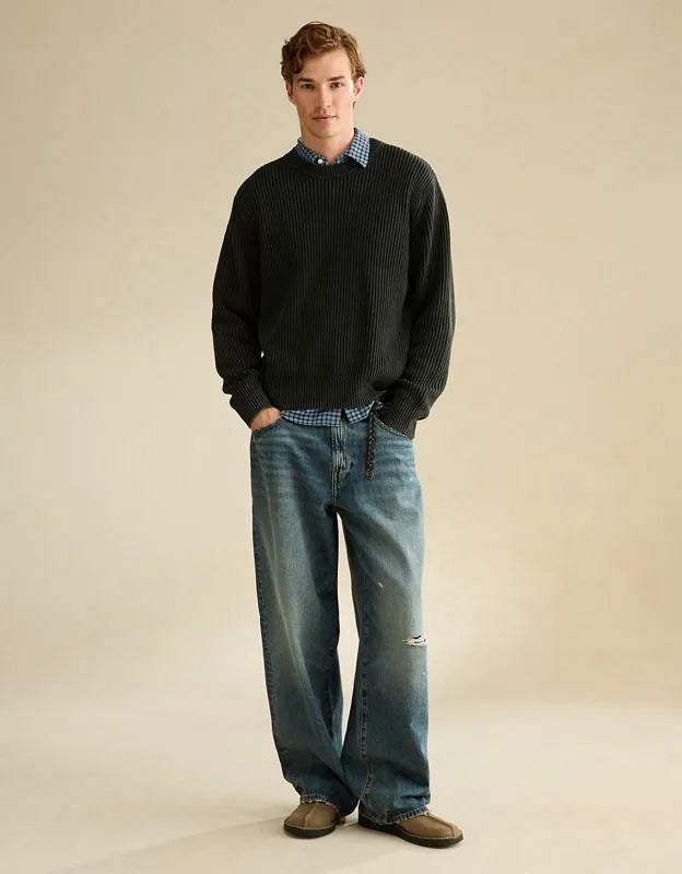 AE Fisherman Crew Neck Sweater
