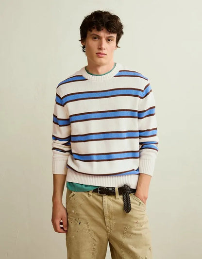 AE Striped Crew Neck Sweater