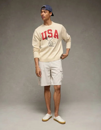 AE Snoopy Graphic Sweater