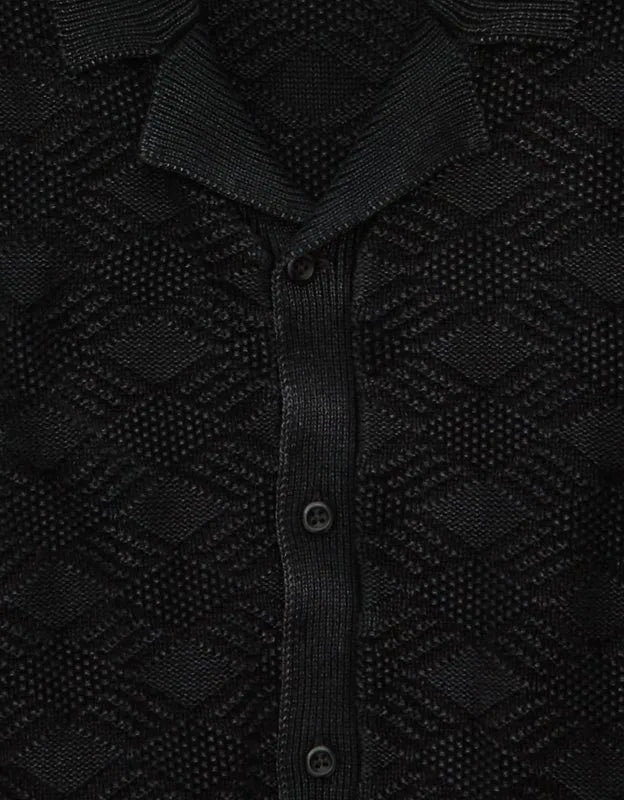 AE Garment-Washed Sweater Polo