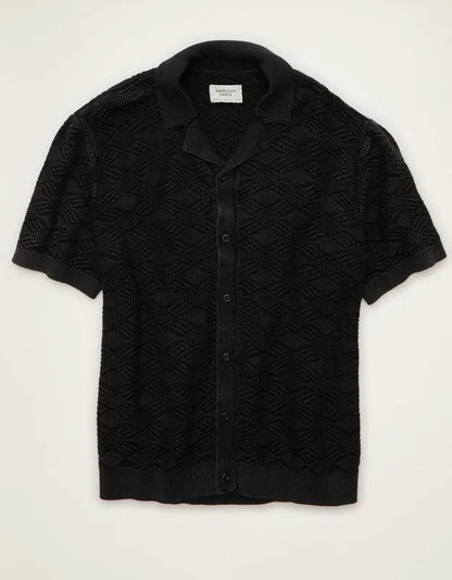 AE Garment-Washed Sweater Polo