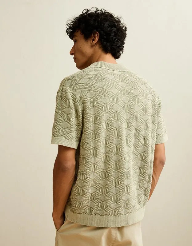 AE Garment-Washed Sweater Polo