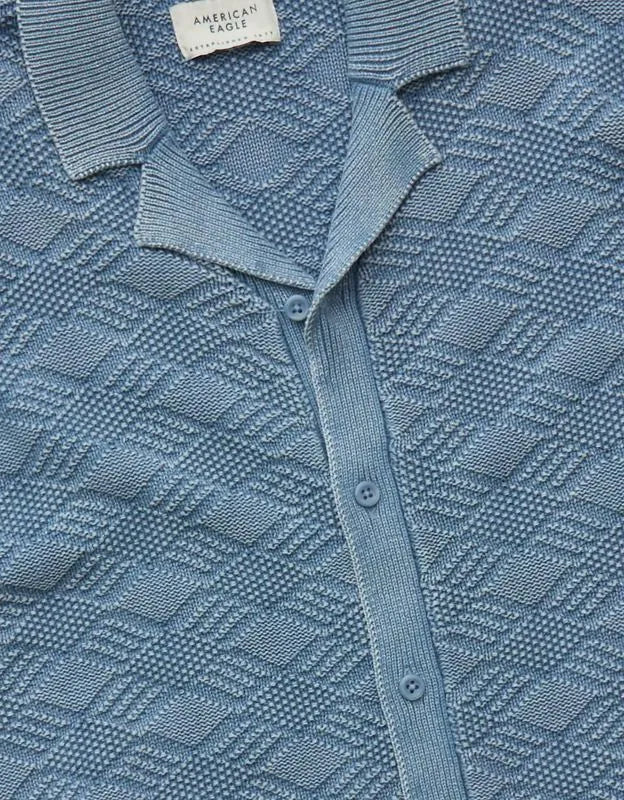 AE Garment-Washed Sweater Polo