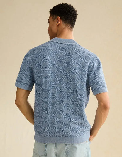 AE Garment-Washed Sweater Polo