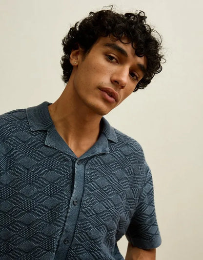 AE Garment-Washed Sweater Polo
