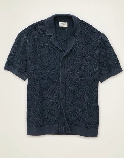 AE Garment-Washed Sweater Polo