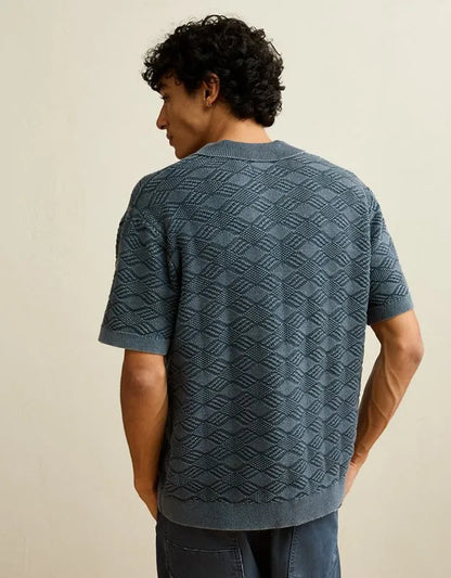 AE Garment-Washed Sweater Polo