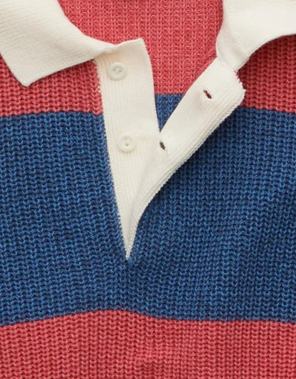 AE Shaker Stitch Rugby Sweater Polo