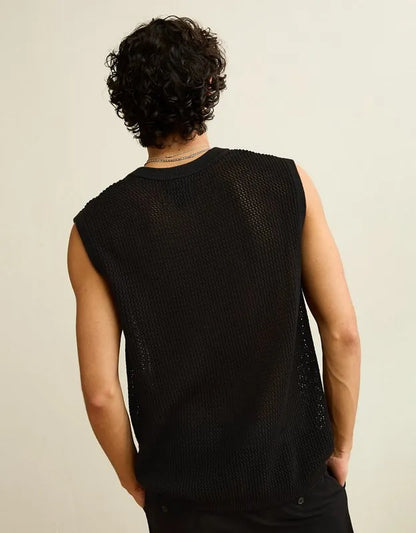 AE Open-Knit Sweater Tank