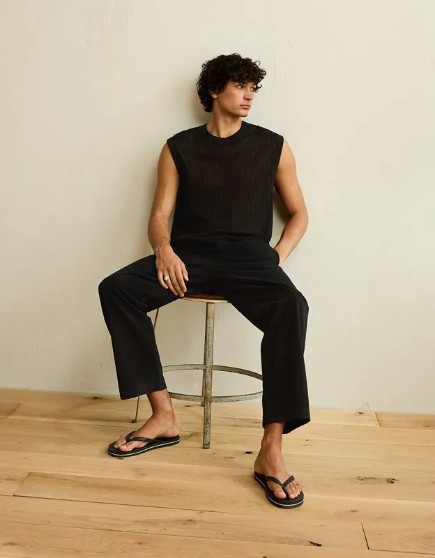 AE Open-Knit Sweater Tank