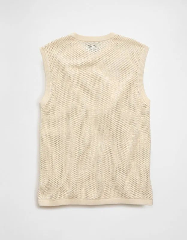 AE Open-Knit Sweater Tank