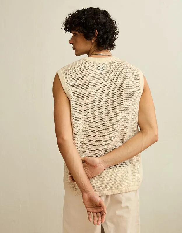 AE Open-Knit Sweater Tank