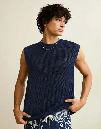 AE Open-Knit Sweater Tank