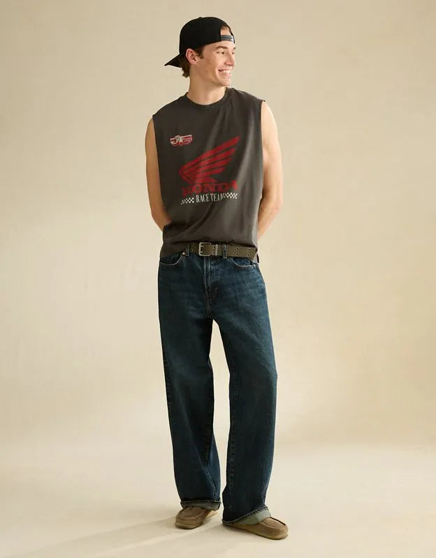 AE Boxy Honda Racing Graphic Tank Top