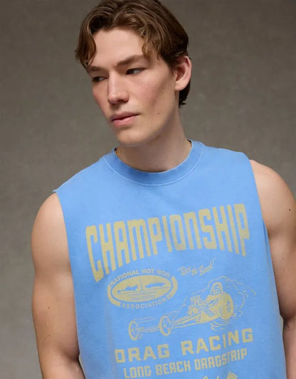 AE Boxy Fit NHRA Graphic Muscle Tank