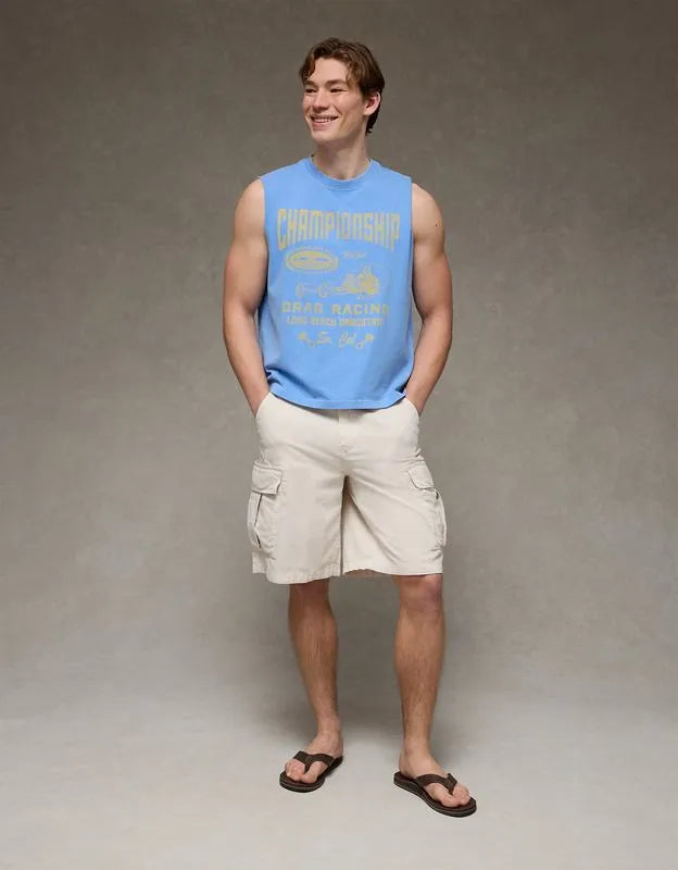 AE Boxy Fit NHRA Graphic Muscle Tank