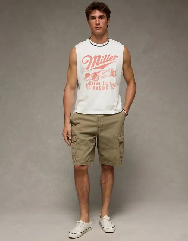 AE Boxy Fit Miller Racing Graphic Muscle Tank