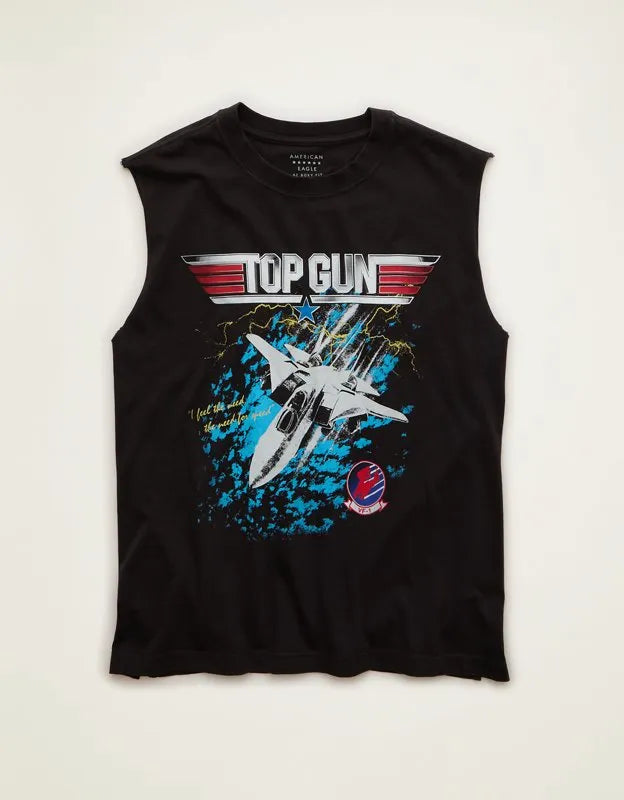 AE Boxy Fit Top Gun Tank Top