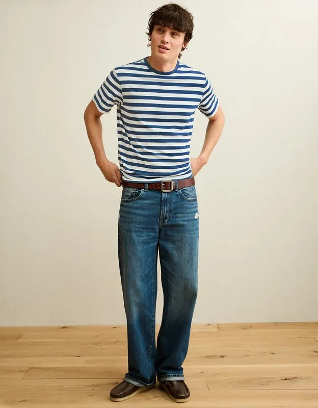 AE Standard Fit Indigo T-Shirt