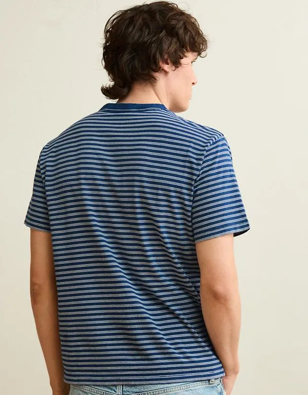AE Standard Fit Indigo T-Shirt