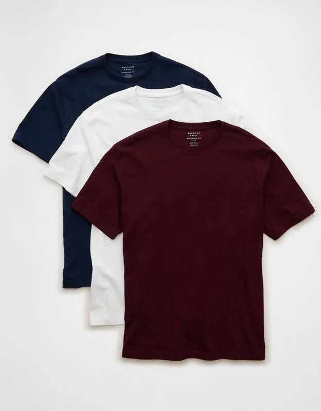AE Standard Fit Lived-In T-Shirt 3-Pack