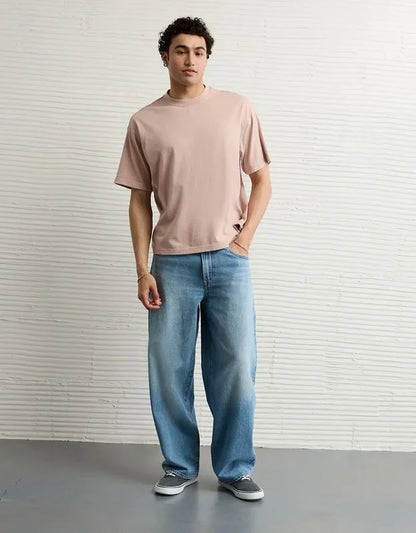 AE Boxy Fit Sueded Jersey T-Shirt