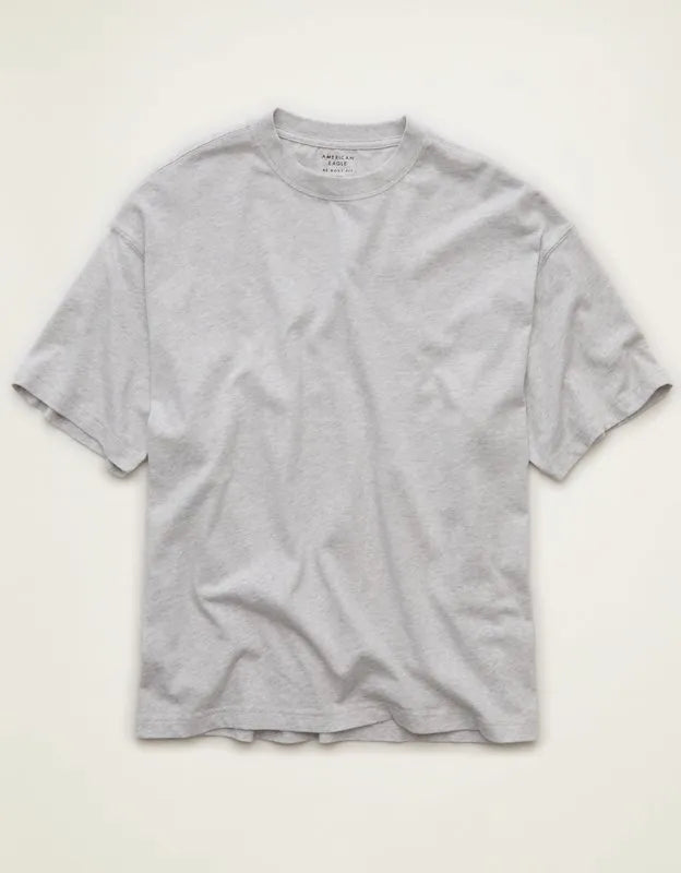 AE Boxy Fit Sueded Jersey T-Shirt