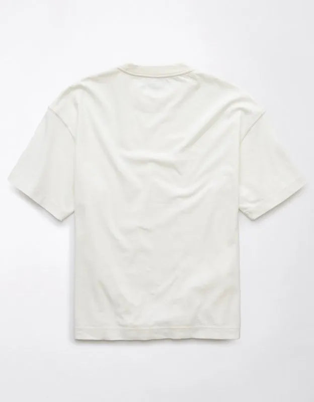 AE Boxy Fit Sueded Jersey T-Shirt