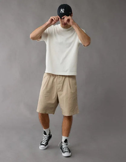 AE Boxy Fit Sueded Jersey T-Shirt