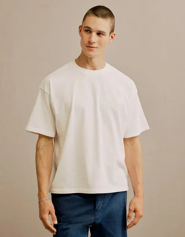 AE Boxy Fit Sueded Jersey T-Shirt