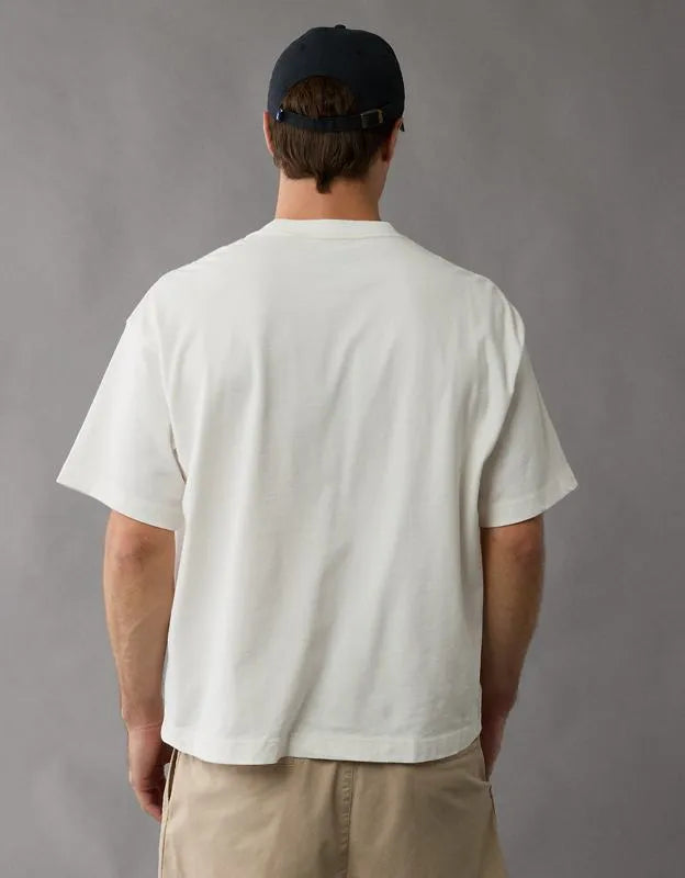 AE Boxy Fit Sueded Jersey T-Shirt