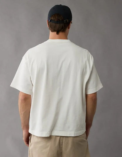 AE Boxy Fit Sueded Jersey T-Shirt
