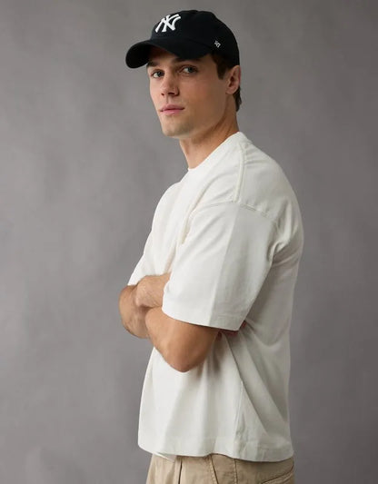 AE Boxy Fit Sueded Jersey T-Shirt