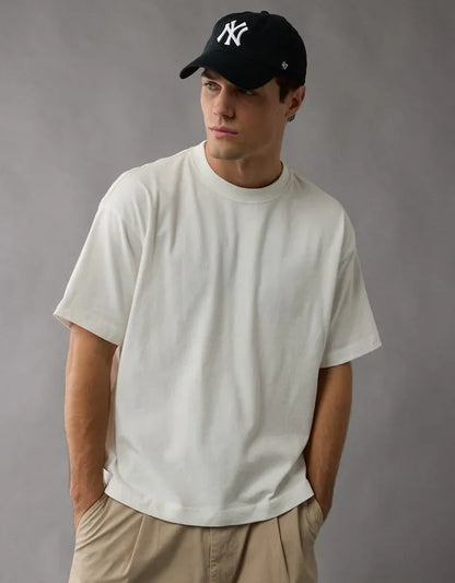 AE Boxy Fit Sueded Jersey T-Shirt