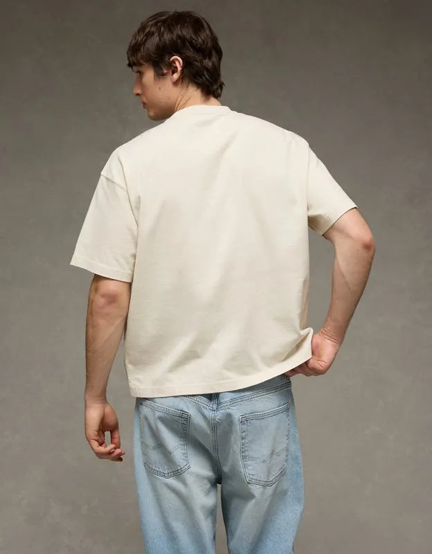 AE Boxy Fit Sueded Jersey T-Shirt