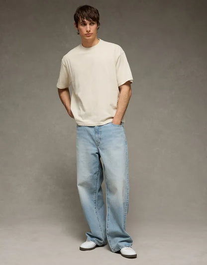 AE Boxy Fit Sueded Jersey T-Shirt