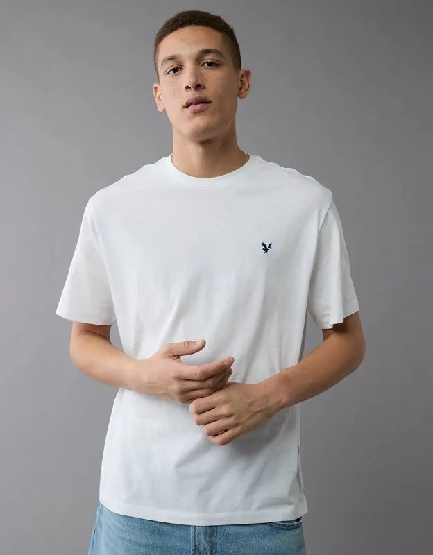 AE Standard Fit Lightweight Logo T-Shirt