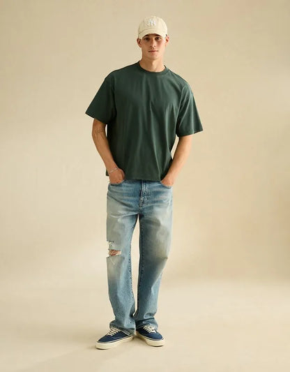 AE Boxy Fit Sueded Jersey T-Shirt