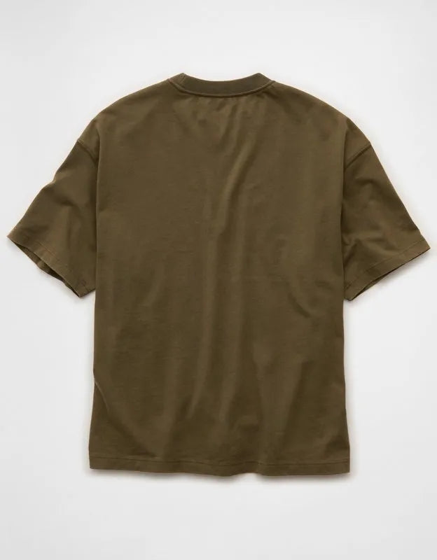 AE Boxy Fit Sueded Jersey T-Shirt