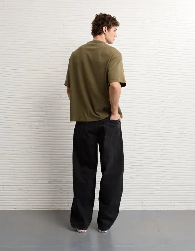 AE Boxy Fit Sueded Jersey T-Shirt