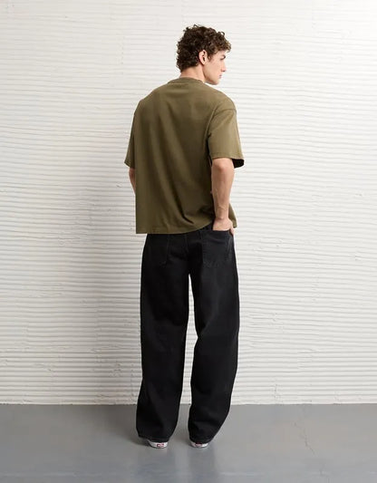 AE Boxy Fit Sueded Jersey T-Shirt