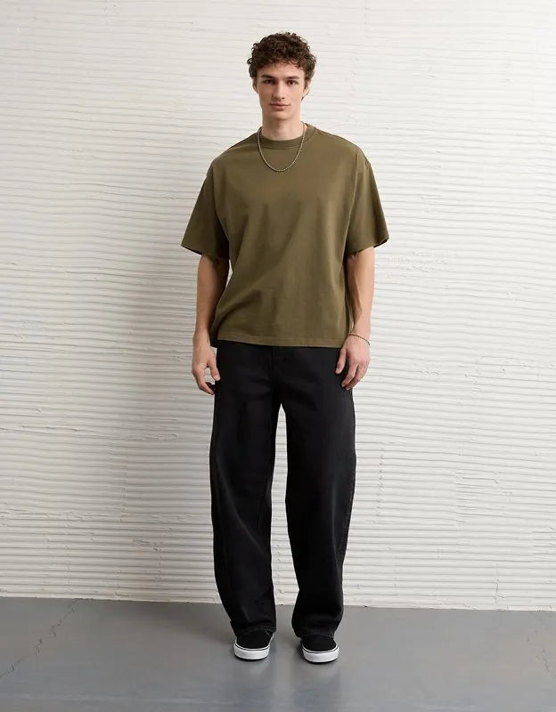 AE Boxy Fit Sueded Jersey T-Shirt
